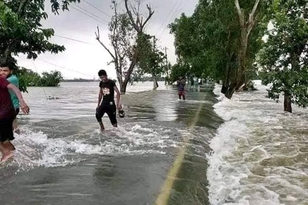 সিলেটে বন্যা নিয়ে এখনো কোনা সুখবর নেই