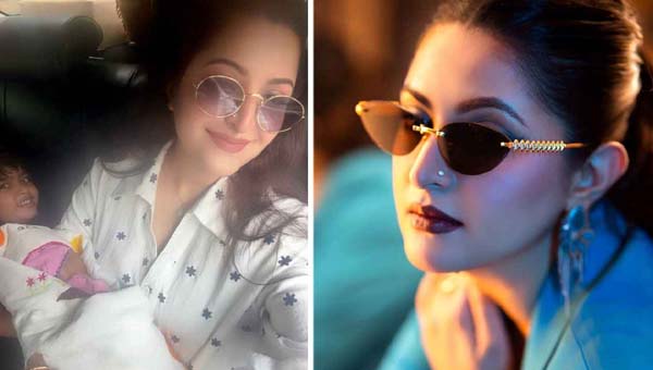 কোলে শিশু, পরীমণি লিখলেন &lsquo;তিন নাম্বার জন ডান&rsquo;