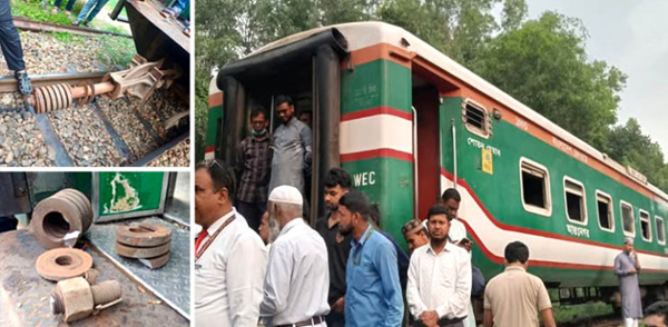 ভাটেরায় ট্রেনের বগি ফেলে বরমচালে কালনী এক্সপ্রেস