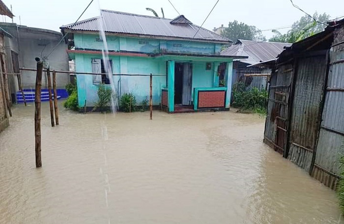 টানা বর্ষণে কমলগঞ্জের নিম্নাঞ্চল প্লাবিত