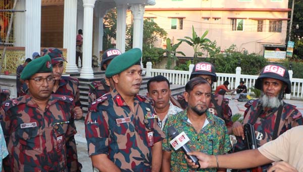 মৌলভীবাজার সীমান্তে দুর্গাপূজার নিরাপত্তায় ১২ প্লাটুন বিজিবি