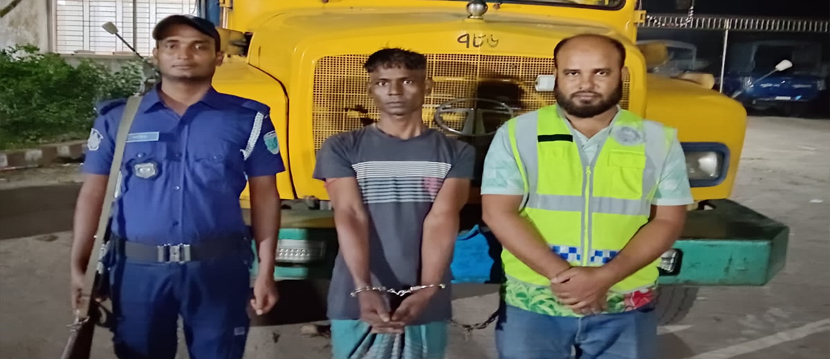 ওসমানীনগরে শুল্ক ফাঁকির ভারতীয় চিনি জব্দ, আটক ১