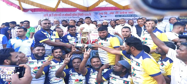 বিশ্বনাথে ৩য় বিএফসি ফুটবল টুর্নামেন্টে চ্যাম্পিয়ান একতা স্পোর্টিং ক্লাব