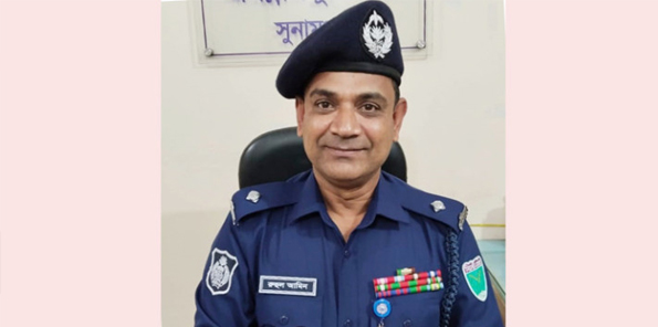 জগন্নাথপুর থানার নতুন ওসি রুহুল আমিন