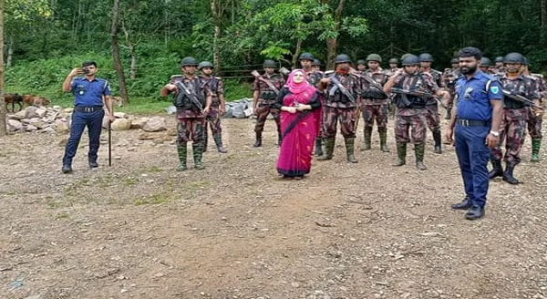 জৈন্তাপুরে শ্রীপুর পাথর কোয়ারি ও রাংপানি নদীতে উপজেলা প্রশাসন ও টাস্কফোর্সের অভিযান
