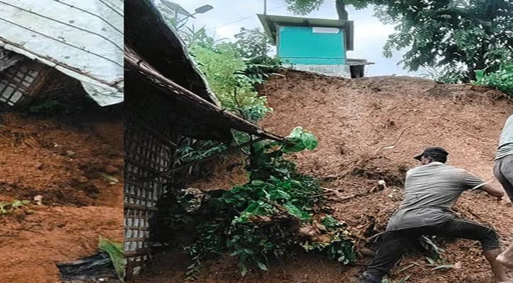 উখিয়ার রোহিঙ্গা ক্যাম্পে পাহাড়ধসে নারী-শিশুসহ নিহত ৮