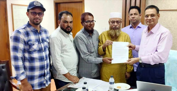 বৃহত্তর জৈন্তায় গ্যাস ও স্থানীয়দের চাকুরীর দাবীতে পেট্রোবাংলায় হাকিম চৌধুরীর স্মারকলিপি