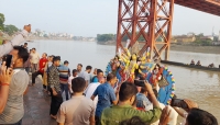 সিলেটে শুরু হল প্রতিমা বিসর্জন: শারদীয় দুর্গাপূজার সমাপ্তি