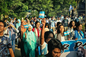 ওসমানী মেডিকেল আর্জেন্টিনা সমর্থকদের শোভাযাত্রা