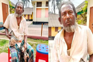 সুনামগঞ্জে দুই মোরগের পা ভাঙা, আহত মোরগ নিয়ে থানায় ভুক্তভোগী