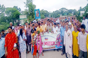 দিরাইয়ে উৎসবমুখর আয়োজনে শ্রীকৃষ্ণের জন্মাষ্টমী উদযাপন