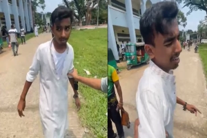 থানায় রক্ষা পেলেও ডিসি অফিসে ফের মার খেলেন মাহাদী থানায় রক্ষা পেলেও ডিসি অফিসে ফের মার খেলেন মাহাদী