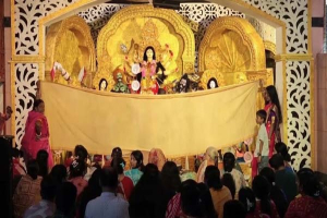দুই দিনের সপ্তমীতে পূজার আমেজ, সিলেটজুড়ে দেবীবন্দনা দুই দিনের সপ্তমীতে পূজার আমেজ, সিলেটজুড়ে দেবীবন্দনা