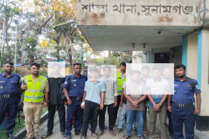 শাল্লায় সন্ত্রাসবিরোধী মামলায় গ্রেপ্তার ৭