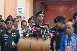 দুর্গাপূজার নিরাপত্তায় সিলেটে এসআরবি-৯-এর ৪ শতাধিক সদস্য মোতায়েন