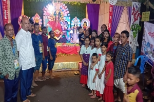 ওসমানীনগরে ১৩ পূজা মণ্ডপে প্রতিমা বিসর্জন