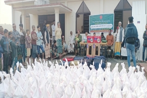 ওসমানীনগরে সাজ্জাদ ফাউন্ডেশন অসহায় মানুষের ভাগ্য উন্নয়নে কাজ করছে