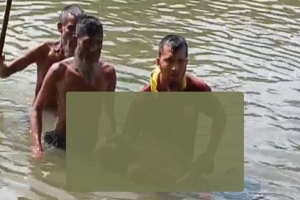 ধর্মপাশায় মনাই নদীতে গোসল করতে গিয়ে এক ব্যক্তির মৃত্যু