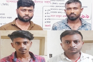 সিলেটে পৃথক অভিযানে ভারতীয় চোরাই চিনি ও ফুচকা জব্দ, আটক ৪