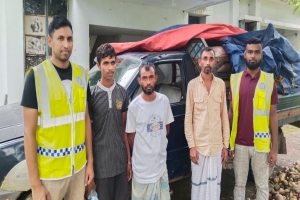 ছাতকে ভারতীয় চিনিসহ আটক ৩