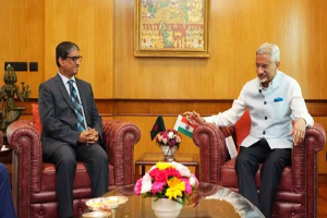 জয়শঙ্করের সঙ্গে বিদায়ী হাইকমিশনার রিয়াজ হামিদুল্লাহর সাক্ষাৎ